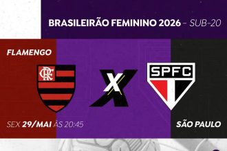Brasileirão Feminino Sub-20: TV Brasil transmite Flamengo X São Paulo