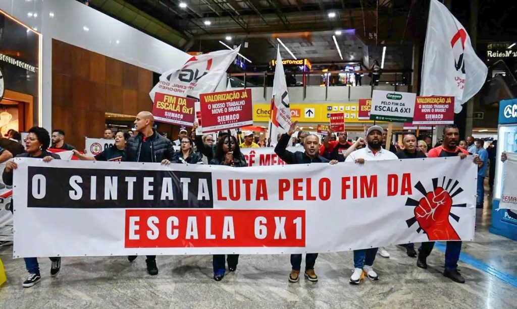 Fim da jornada 6×1 opõe trabalhadores e empresários
