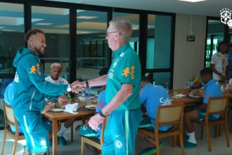 Seleção brasileira se apresenta na Granja Comary para a Copa do Mundo