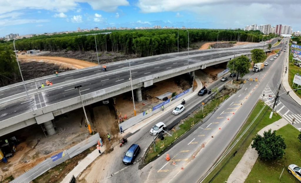 Trânsito no viaduto do Complexo Viário Senadora Maria do Carmo Alves será liberado nesta quarta-feira, 27