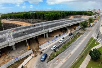 Trânsito no viaduto do Complexo Viário Senadora Maria do Carmo Alves será liberado nesta quarta-feira, 27