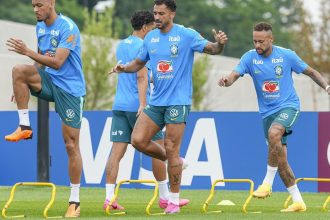 Brasil faz penúltimo treino e viaja para o Texas onde enfrenta Japão