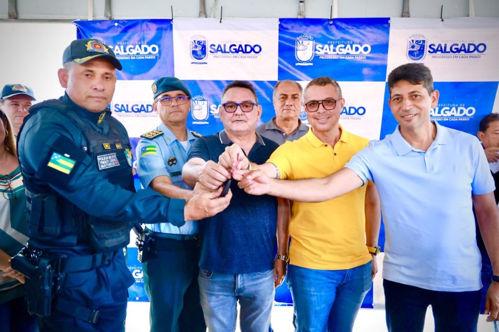 Governo de Sergipe entrega novo posto policial no povoado Água Fria para fortalecer segurança em Salgado