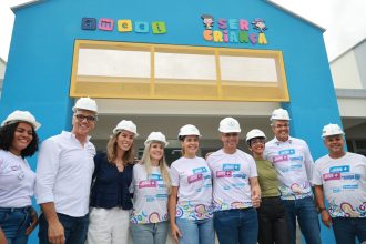 Governo do Estado vistoria fase final da construção da primeira creche-escola do Ameei em Lagarto