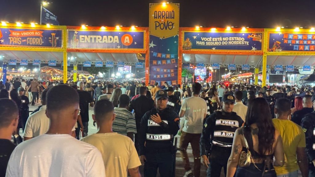 Mais de 120 mil pessoas já passaram pelo Arraiá do Povo e Vila do Forró com esquema integrado de segurança