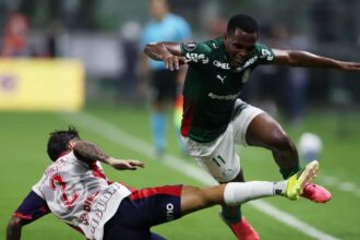 Libertadores: Palmeiras cede empate no fim e tropeça no Cerro Porteño