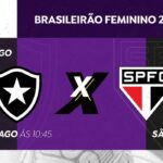 TV Brasil exibe Botafogo x São Paulo pelo Brasileirão Feminino A1