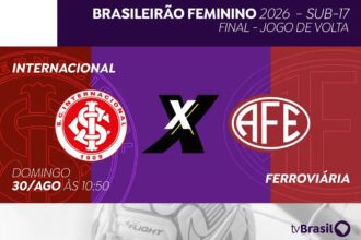 TV Brasil exibe final do Brasileirão Feminino Sub-17 neste domingo