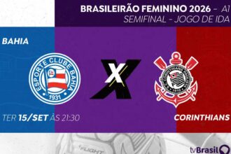 Brasileirão Feminino: TV Brasil exibe semifinal Bahia x Corinthians