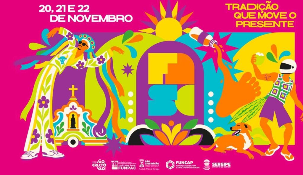 Convite à imprensa: Prefeitura de São Cristóvão e Governo de Sergipe lançam programação do Fasc 2026 na próxima quinta-feira, 15