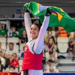 Maria Clara Pacheco é ouro em 3ª etapa do Grand Prix de taekwondo