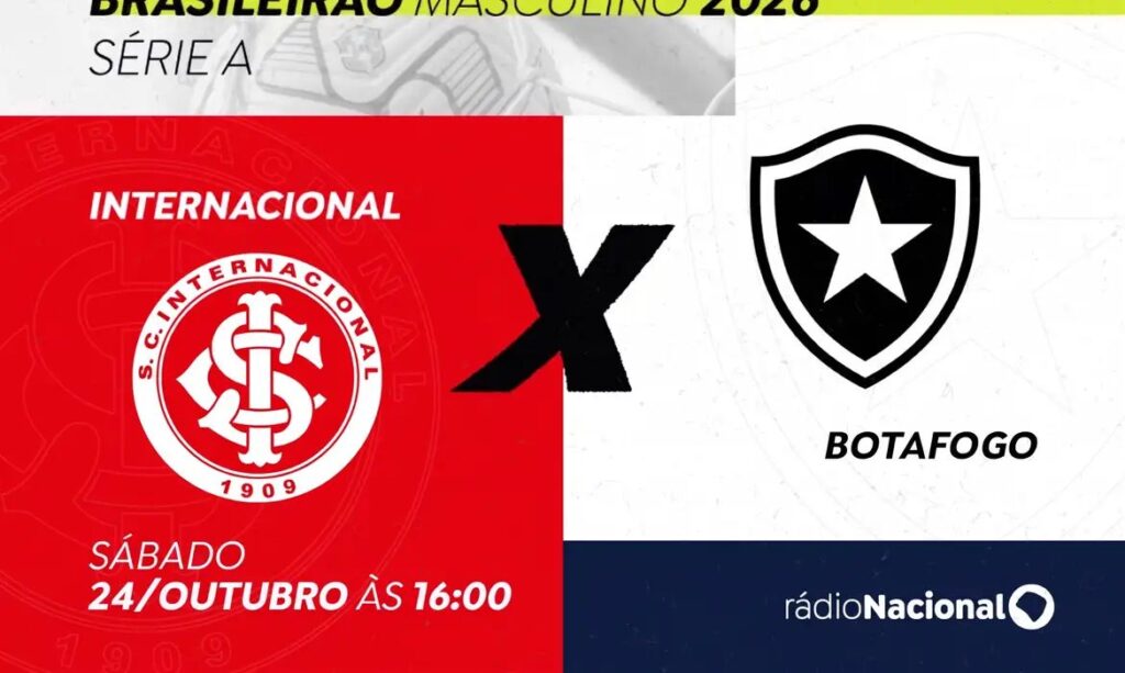 Rádio Nacional transmite neste sábado Internacional x Botafogo